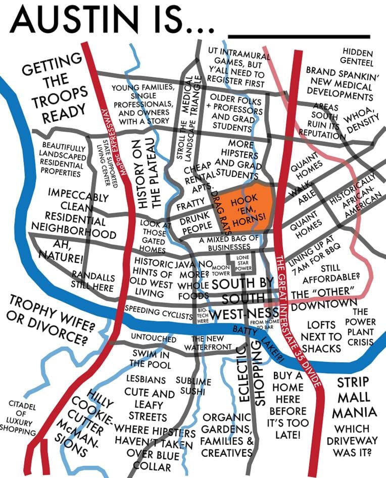 Остін culturemap