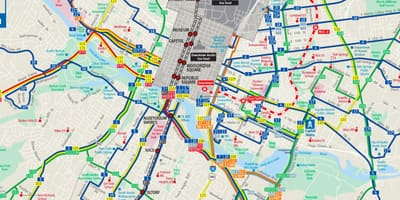 Остін громадського транспорту карті